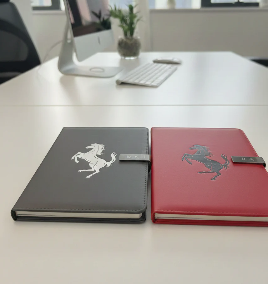 Ferrari Journal Notebook Customizable initials