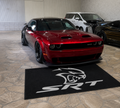 Dodge SRT Garage Floor Mat 5x7 FT (60x87 Inches) Showroom Rug