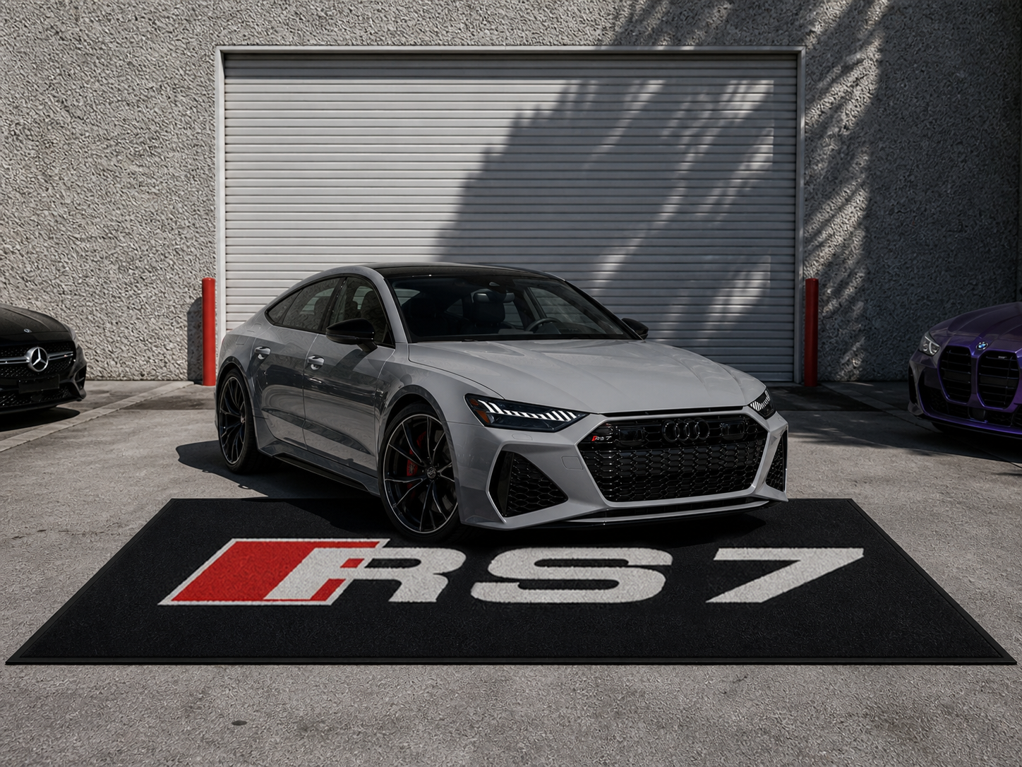 Audi RS7 Garage Floor Mat – Premium Parking Mat 60x87 Inches