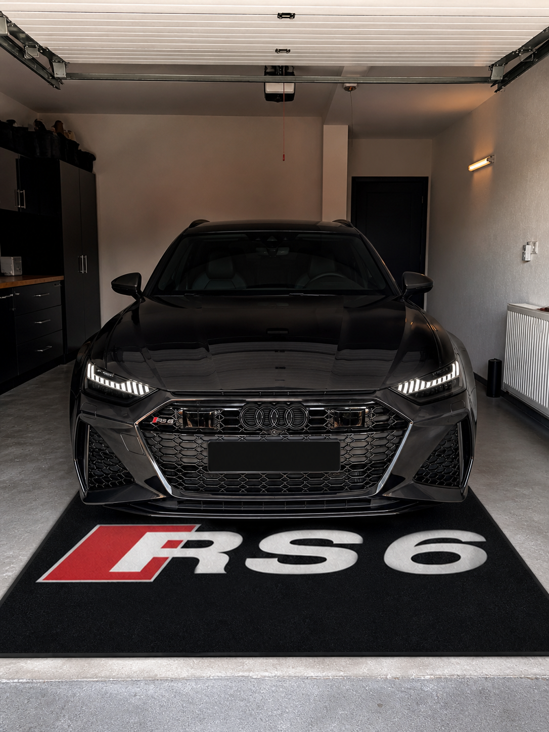 Audi RS6 Garage Floor Mat – Premium Parking Mat 60x87 Inches