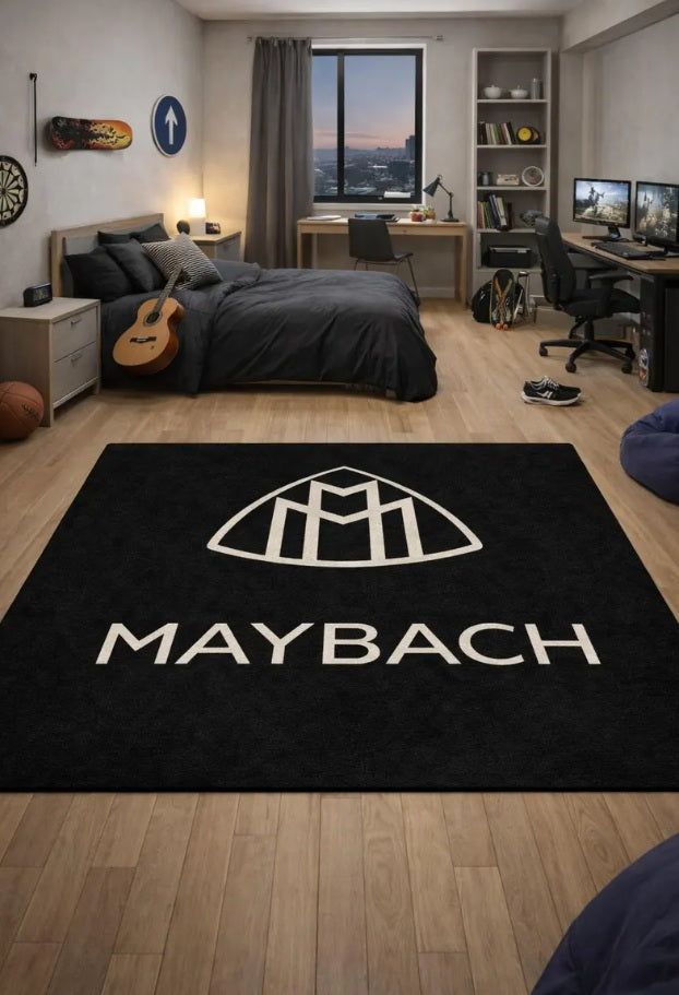 Maybach Garage Floor Mat 5x7 FT (60x87 Inches) Showroom Rug