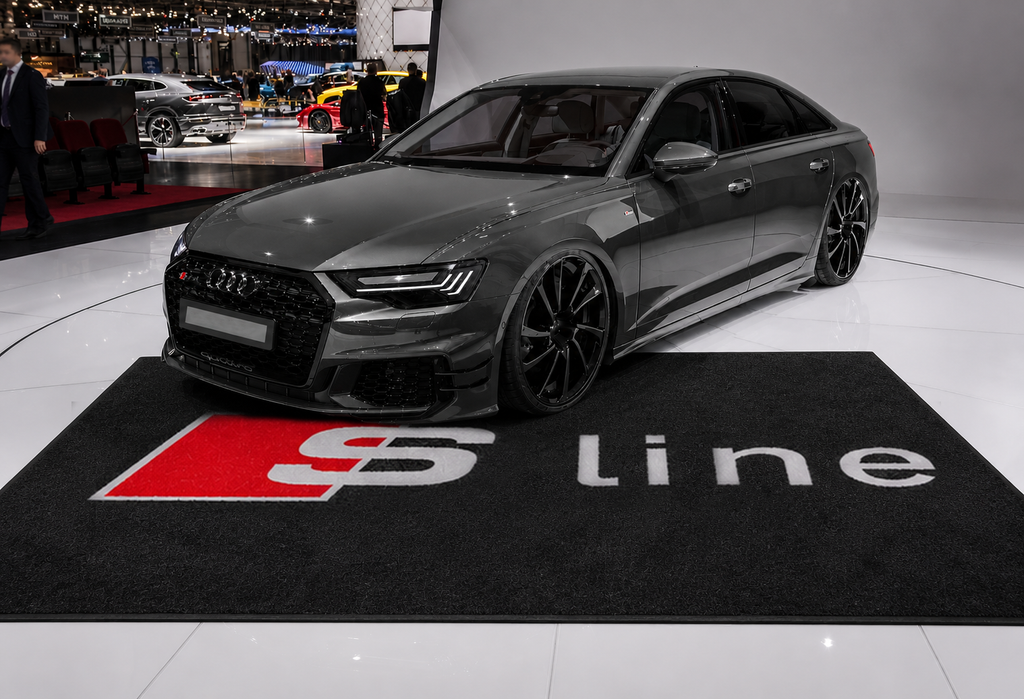 Audi S-Line Garage Floor Mat – Premium Parking Mat 60x87 Inches
