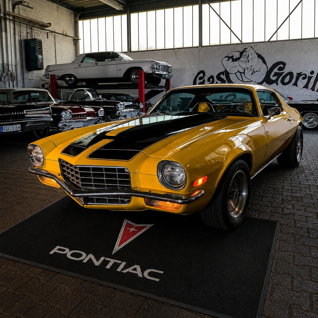 Pontiac Garage Floor Mat 5x7 FT (60x87 Inches) Showroom Rug