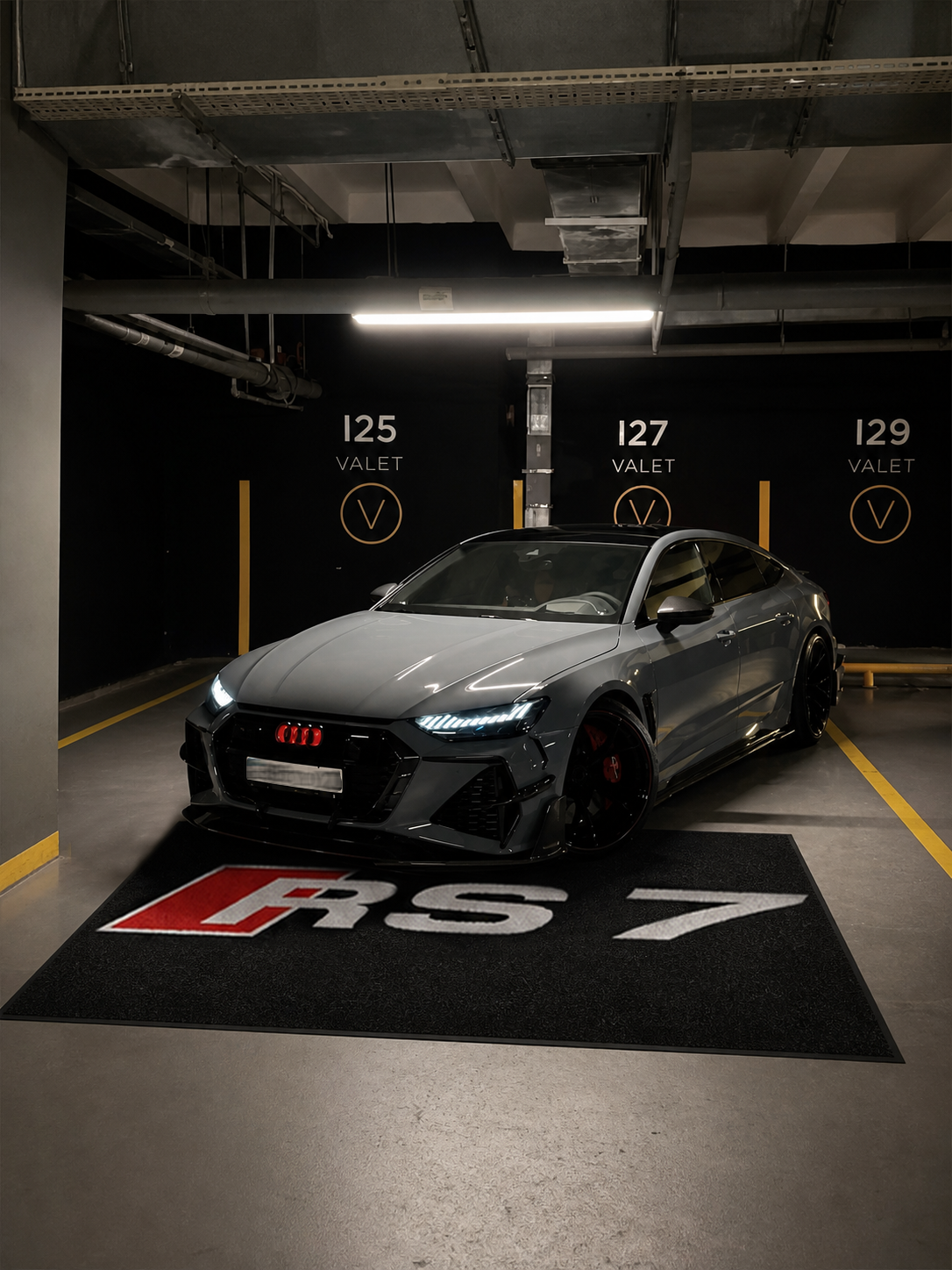 Audi RS7 Garage Floor Mat – Premium Parking Mat 60x87 Inches