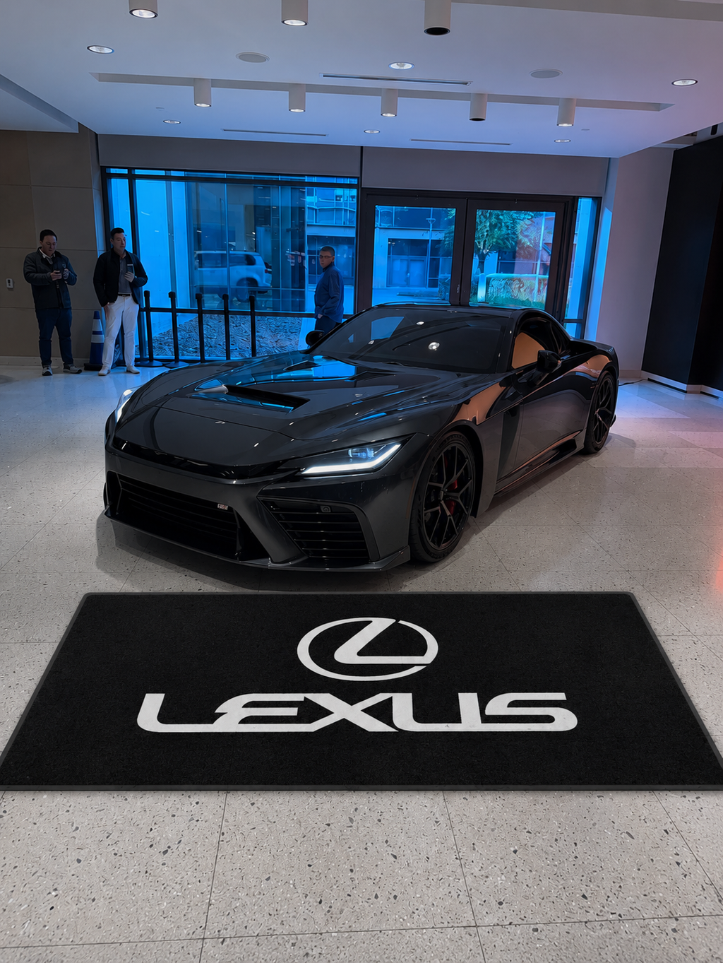 Lexus Garage Floor Mat 5x7 FT (60x87 Inches) Showroom Rug
