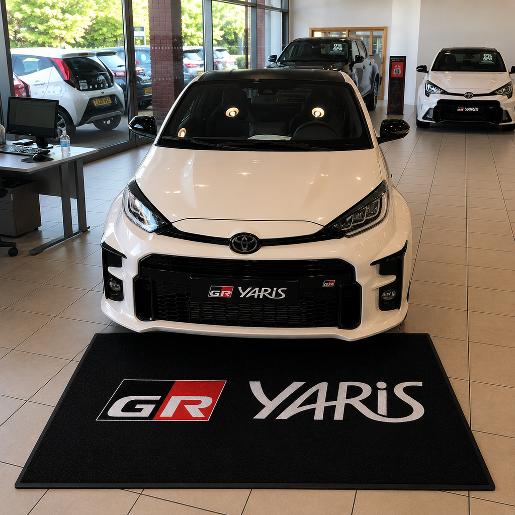 Toyota GRYARIS Garage Floor Mat 5x7 FT (60x87 Inches) Showroom Rug