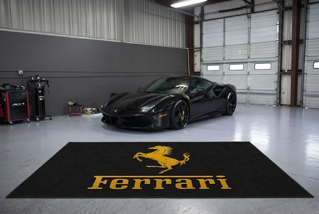 Ferrari Garage Floor Mat 5x7 FT (60x87 Inches) Showroom Rug