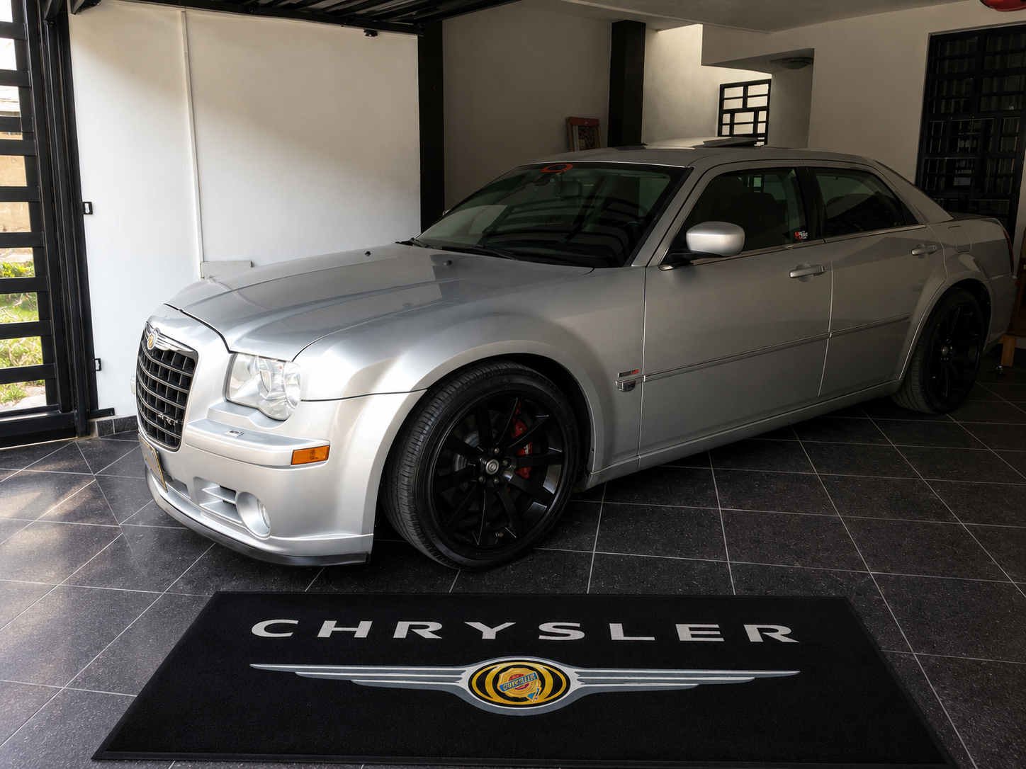 Chyrsler Garage Floor Mat 5x7 FT (60x87 Inches) Showroom Rug