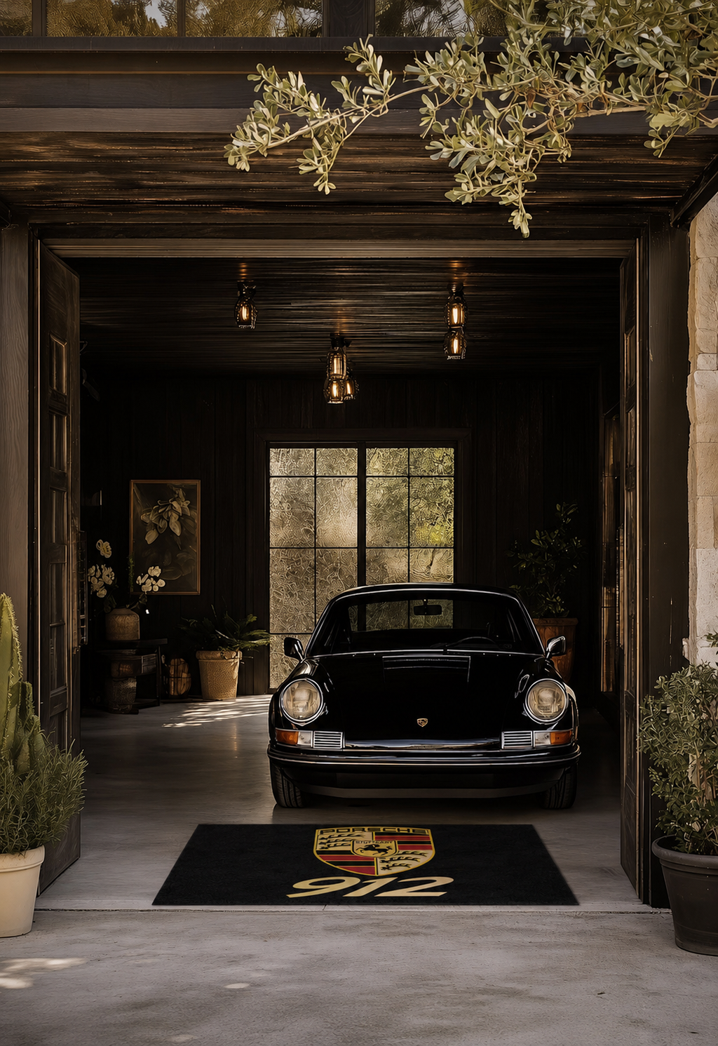 Porsche 912 Garage Floor Mat 5x7 FT (60x87 Inches) Showroom Rug