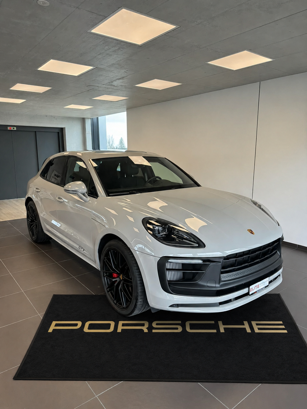 Porsche Garage Floor Mat 5x7 FT (60x87 Inches) Showroom Rug