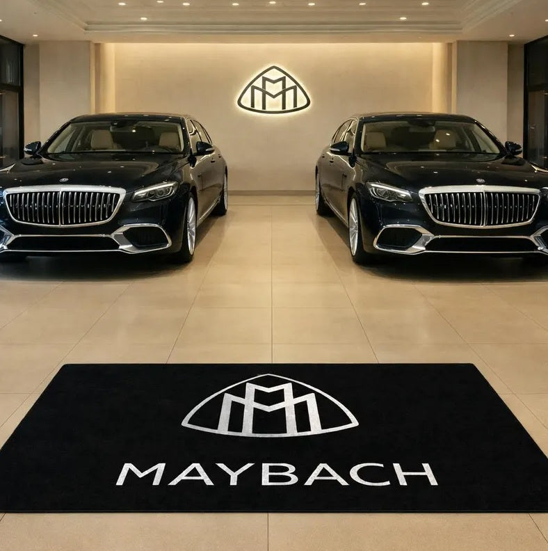 Maybach Garage Floor Mat 5x7 FT (60x87 Inches) Showroom Rug