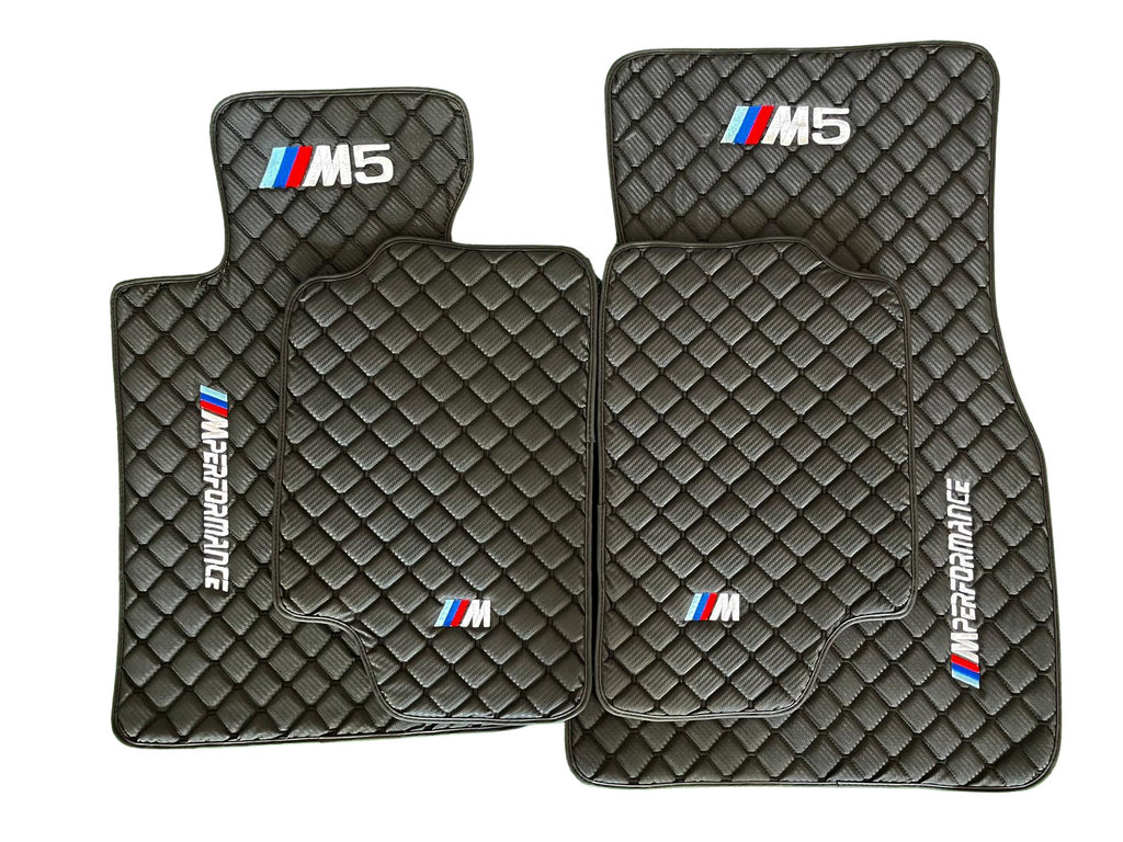 For BMW M5 Car Floor Mats Custom fit Leather for all BMW M5 Waterproof Carpet Liner