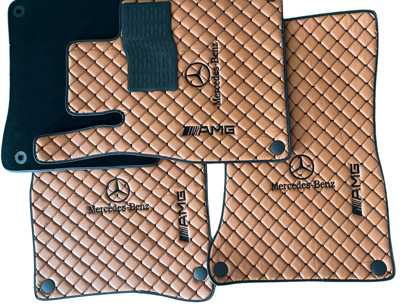 For Mercedes Benz and AMG Car Floor Mats Custom fit Leather for all Mercedes Benz AMG Model Waterproof Carpet Liner