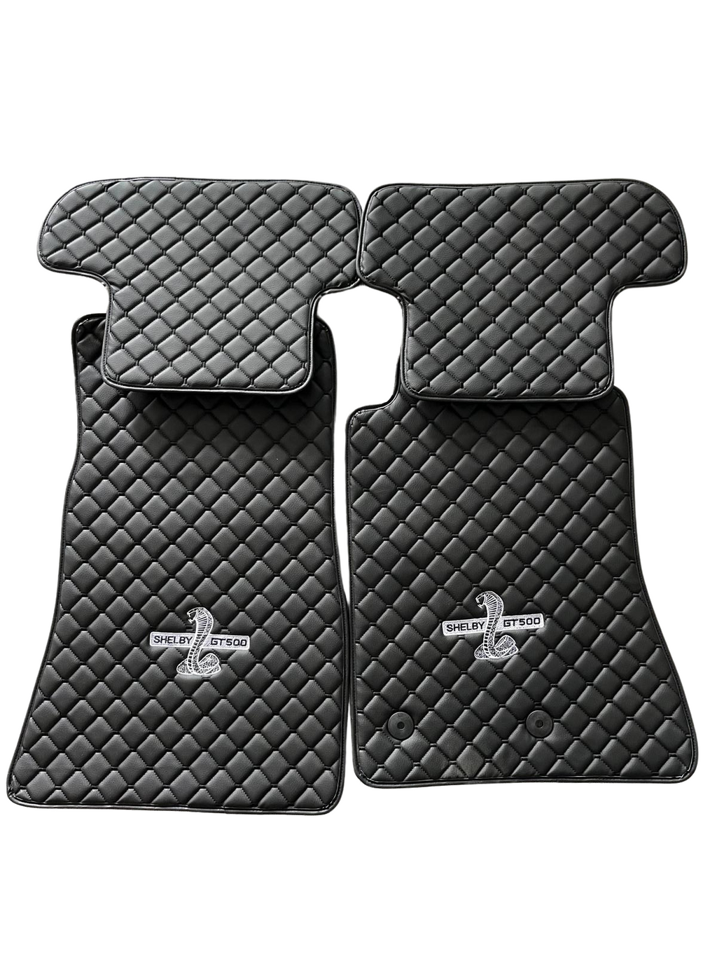 For Shelby GT500 Car Floor Mats Custom fit Leather for all Shelby GT500 Supersnake Model Waterproof Carpet Liner