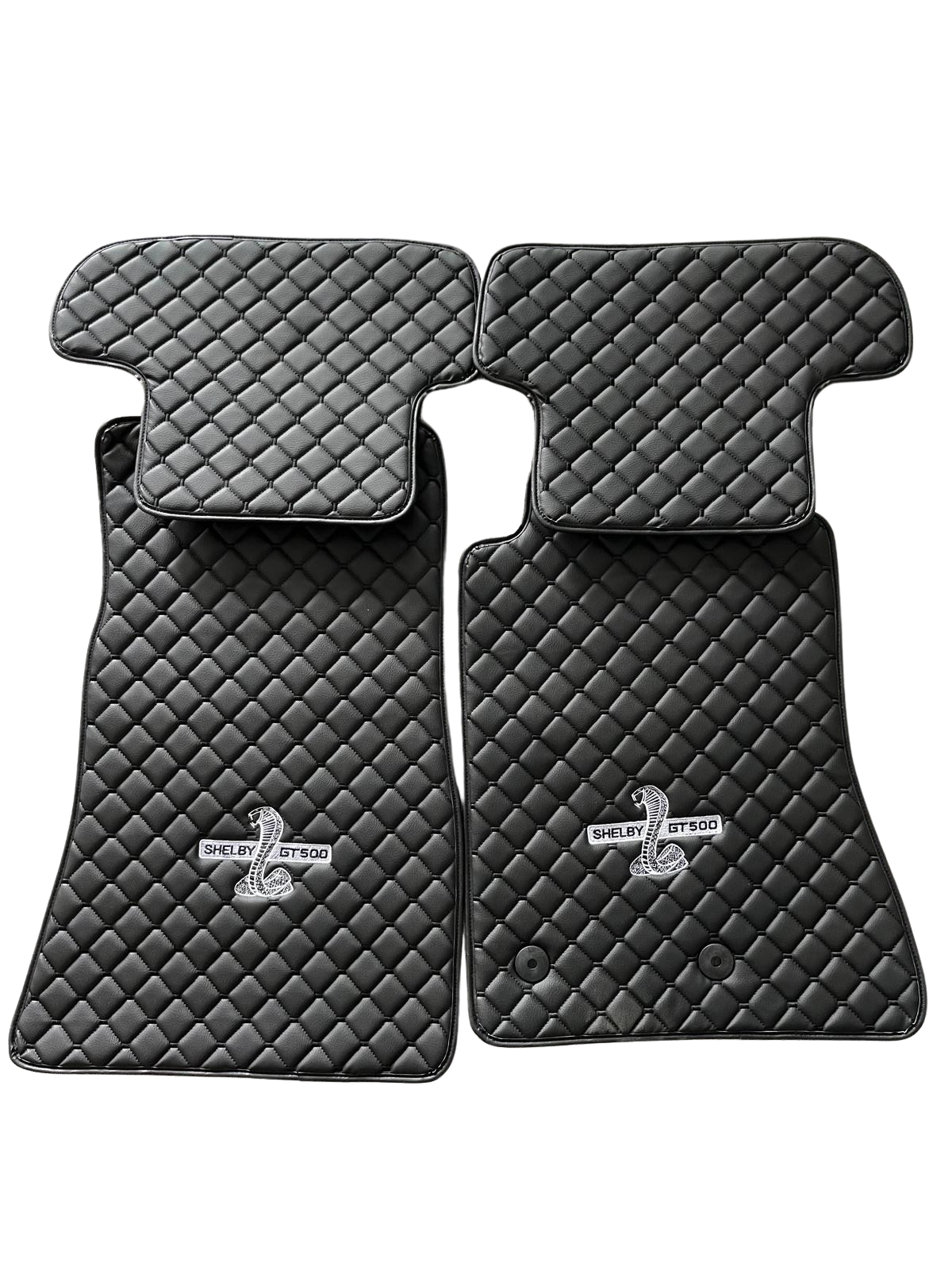 For Shelby GT500 Car Floor Mats Custom fit Leather for all Shelby GT500 Supersnake Model Waterproof Carpet Liner