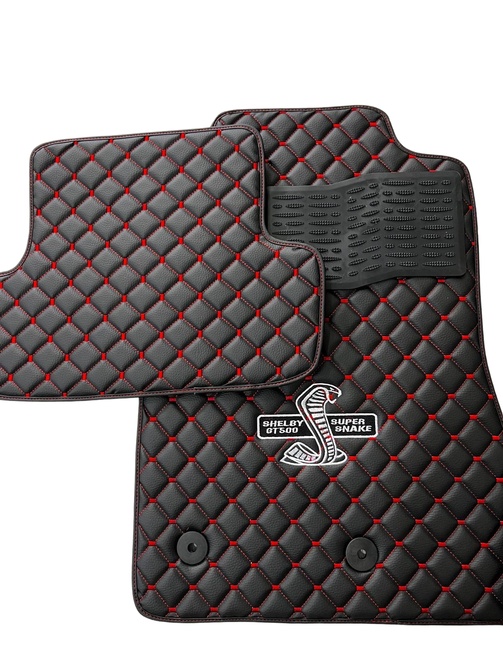 For Shelby GT500 Supersnake Car Floor Mats Custom fit Leather for all Shelby GT500 Supersnake Model Waterproof Carpet Liner