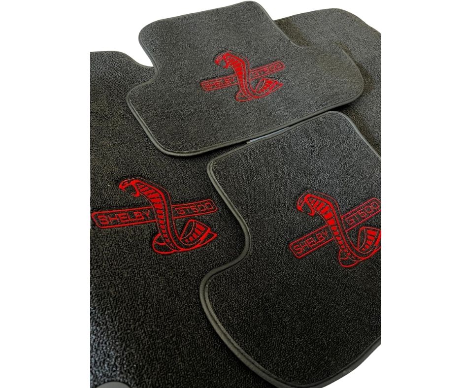 For All Shelby GT500 Model Carpet Car Floor Mats Custom fit for GT500 Design Carpet Liner