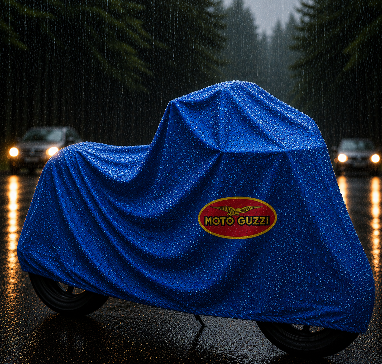 Moto Guzzi Motorcycle Protective Outdoor Cover – Rain, Sun & Dust Resistant