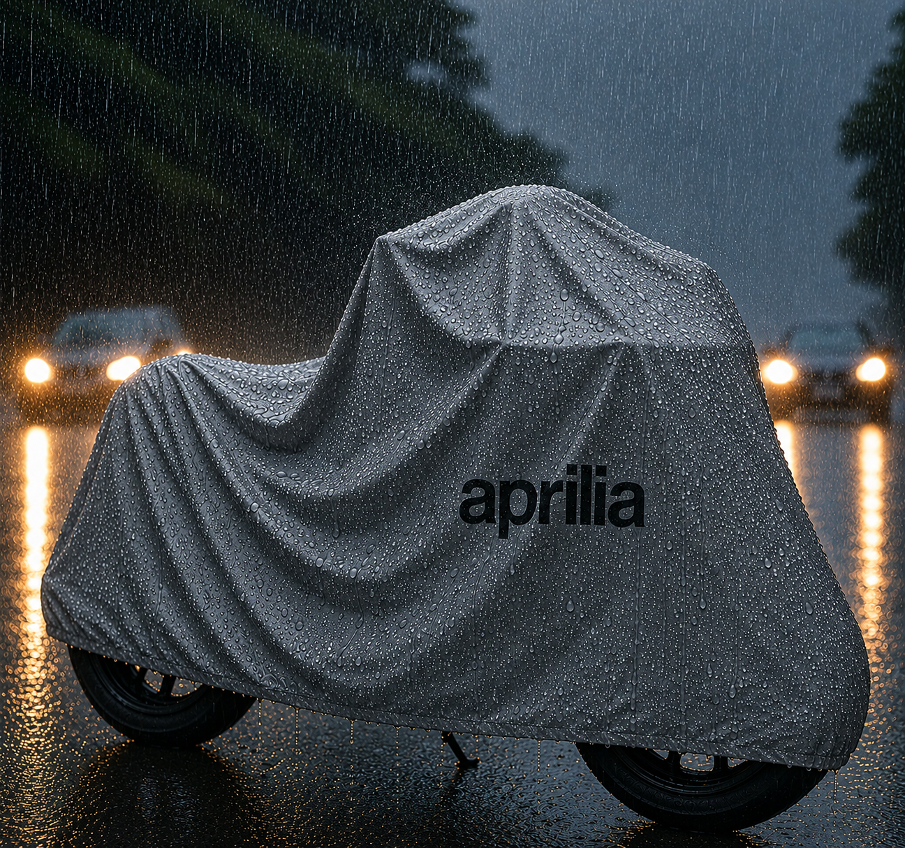 Aprilia Motorcycle Protective Outdoor Cover – Rain, Sun & Dust Resistant