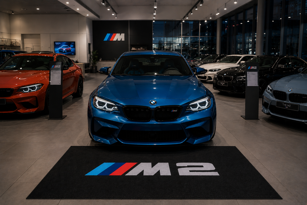BMW M2 Garage Floor Mat – Premium Parking Mat 60x87 Inches