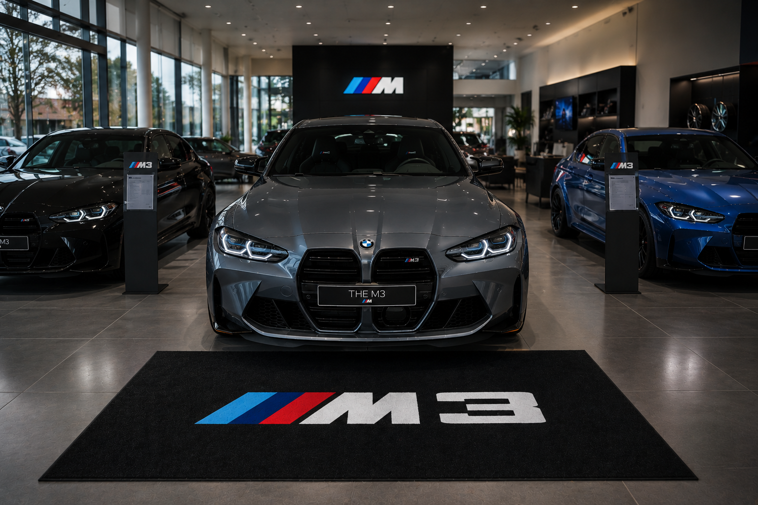 BMW M Performance Garage Floor Mat – Premium Parking Mat 60x87 Inches