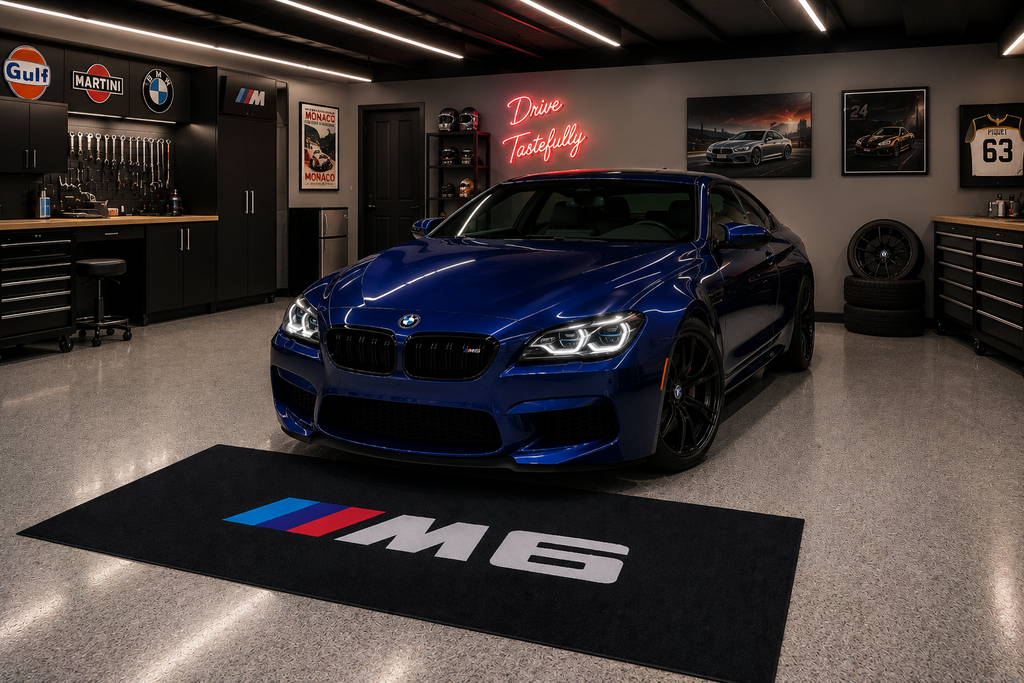 BMW M Performance Garage Floor Mat – Premium Parking Mat 60x87 Inches