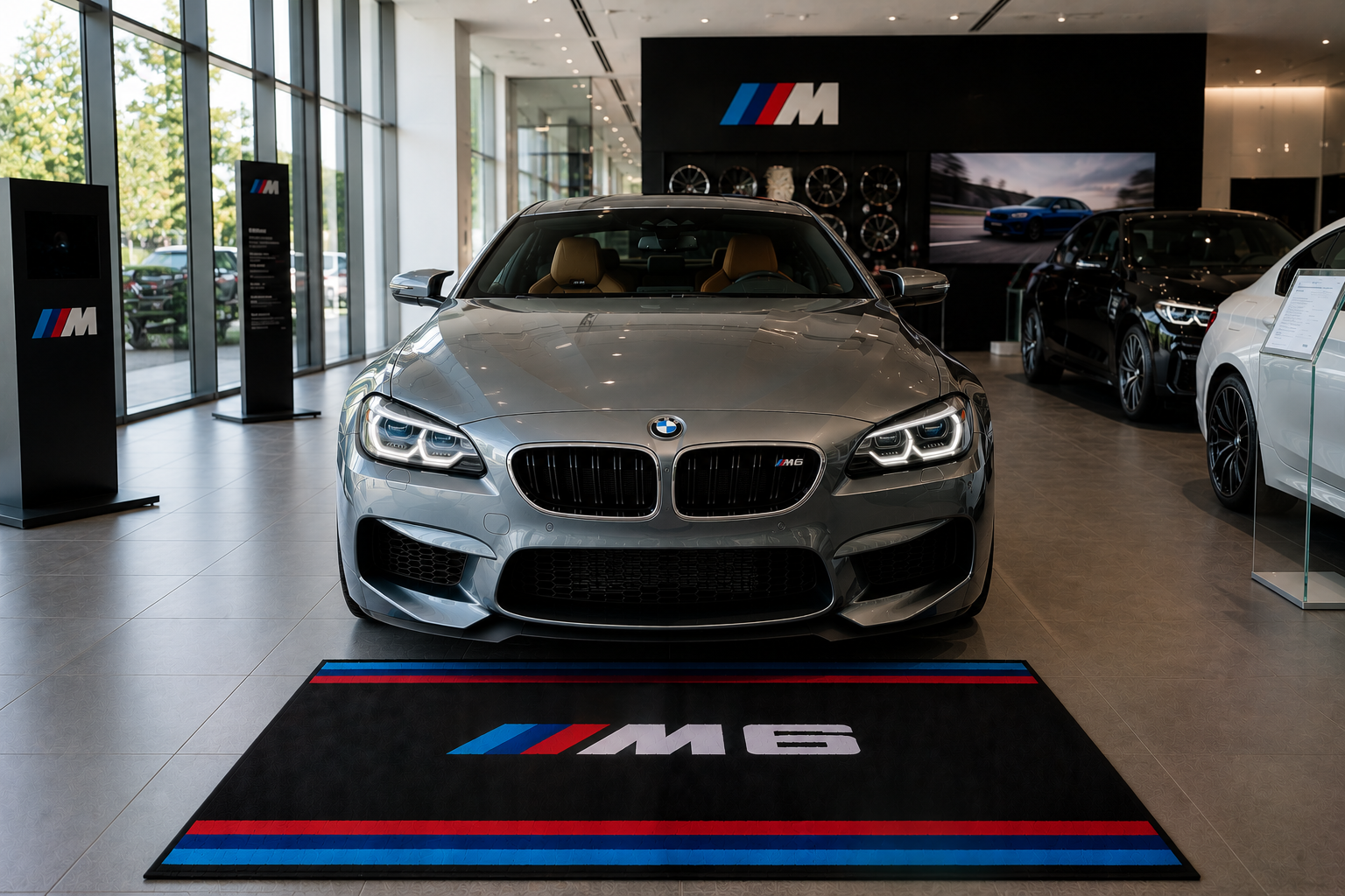BMW M6 Garage Floor Mat – Premium Parking Mat 60x87 Inches