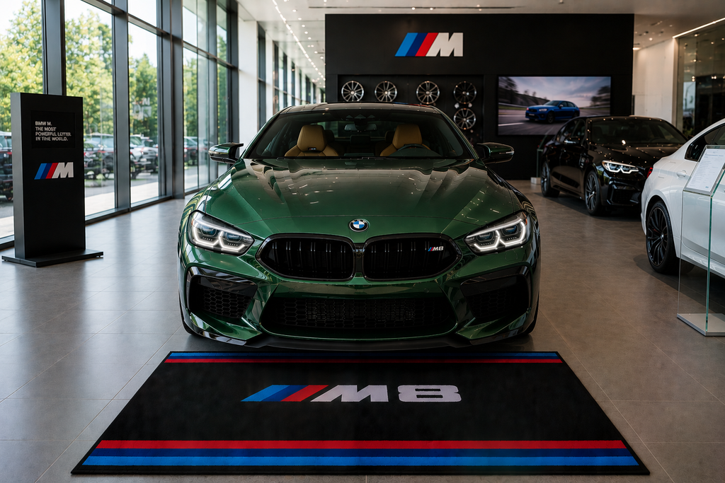 BMW M8 Garage Floor Mat – Premium Parking Mat 60x87 Inches