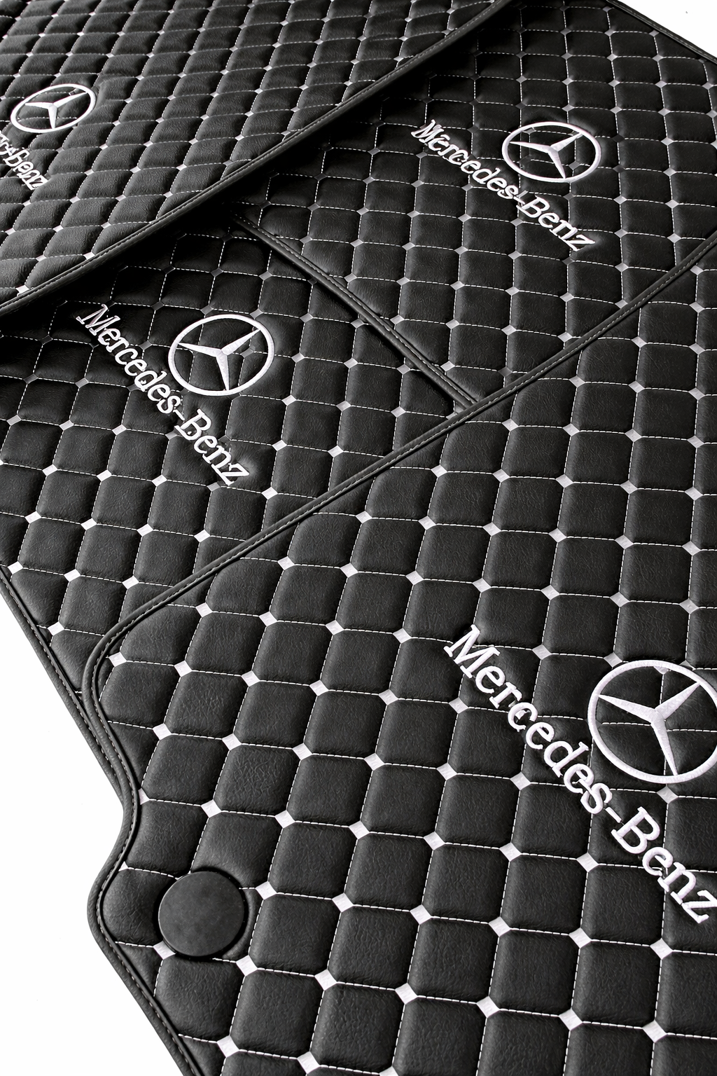 For Mercedes Benz Car Floor Mats Custom fit Leather for all Mercedes Benz Model Waterproof Carpet Liner