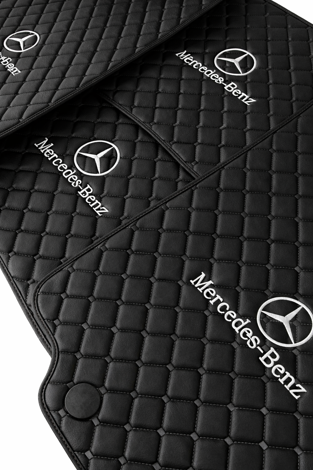 For Mercedes Benz Car Floor Mats Custom fit Leather for all Mercedes Benz Model Waterproof Carpet Liner