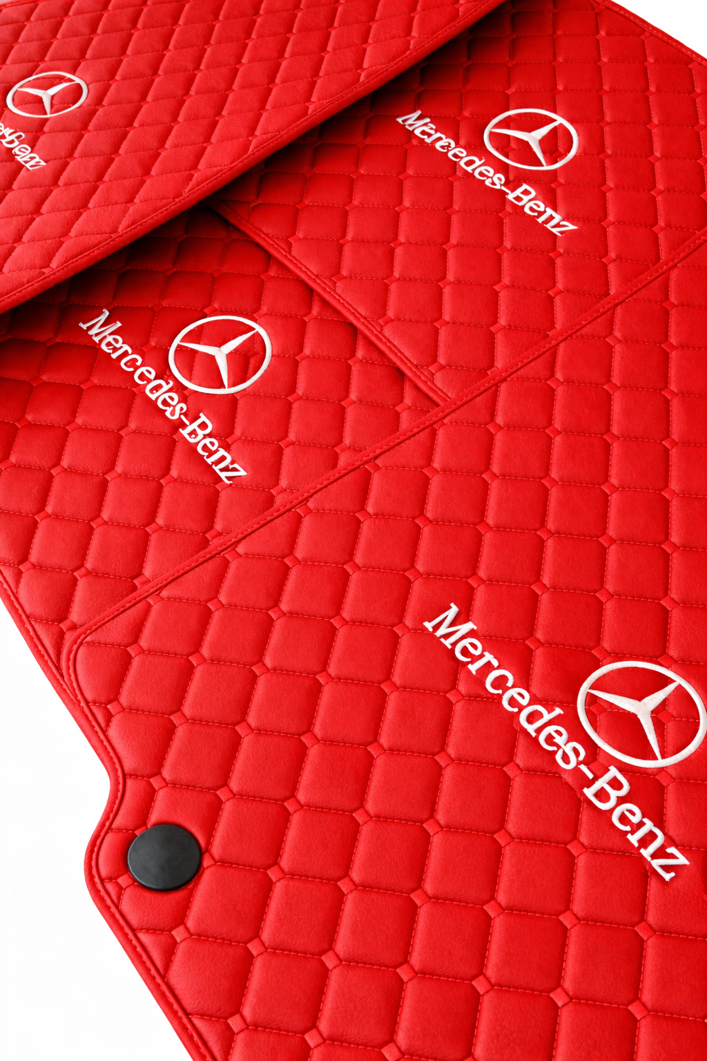 For Mercedes Benz Car Floor Mats Custom fit Leather for all Mercedes Benz Model Waterproof Carpet Liner