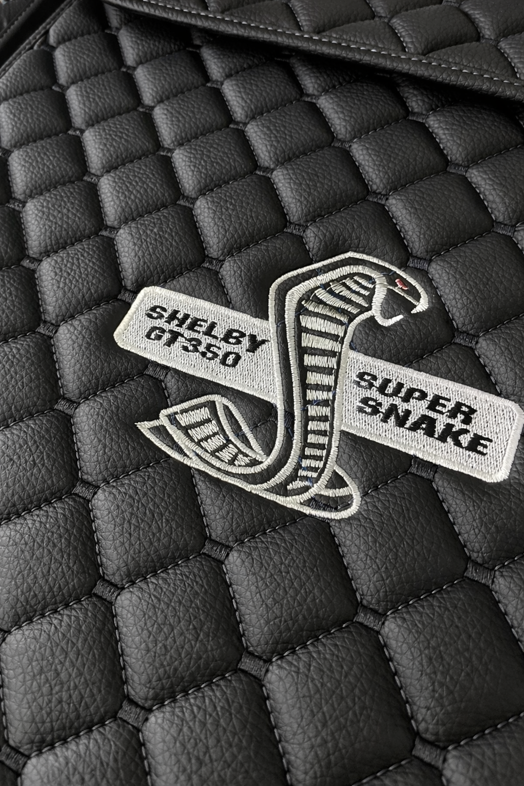 For Shelby GT350 Supersnake Car Floor Mats Custom fit Leather for all Shelby GT350 Supersnake Model Waterproof Carpet Liner