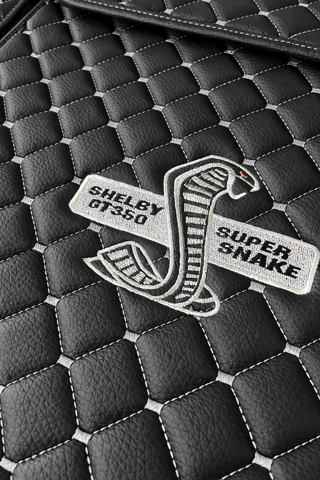 For Shelby GT350 Supersnake Car Floor Mats Custom fit Leather for all Shelby GT350 Supersnake Model Waterproof Carpet Liner