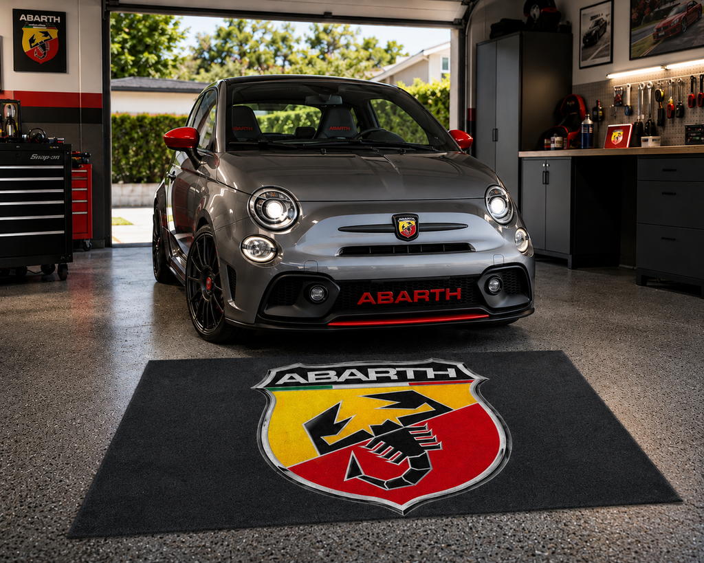 Abarth Garage Floor Mat – Premium Parking Mat 60x87 Inches