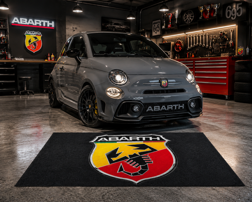 Abarth Garage Floor Mat – Premium Parking Mat 60x87 Inches