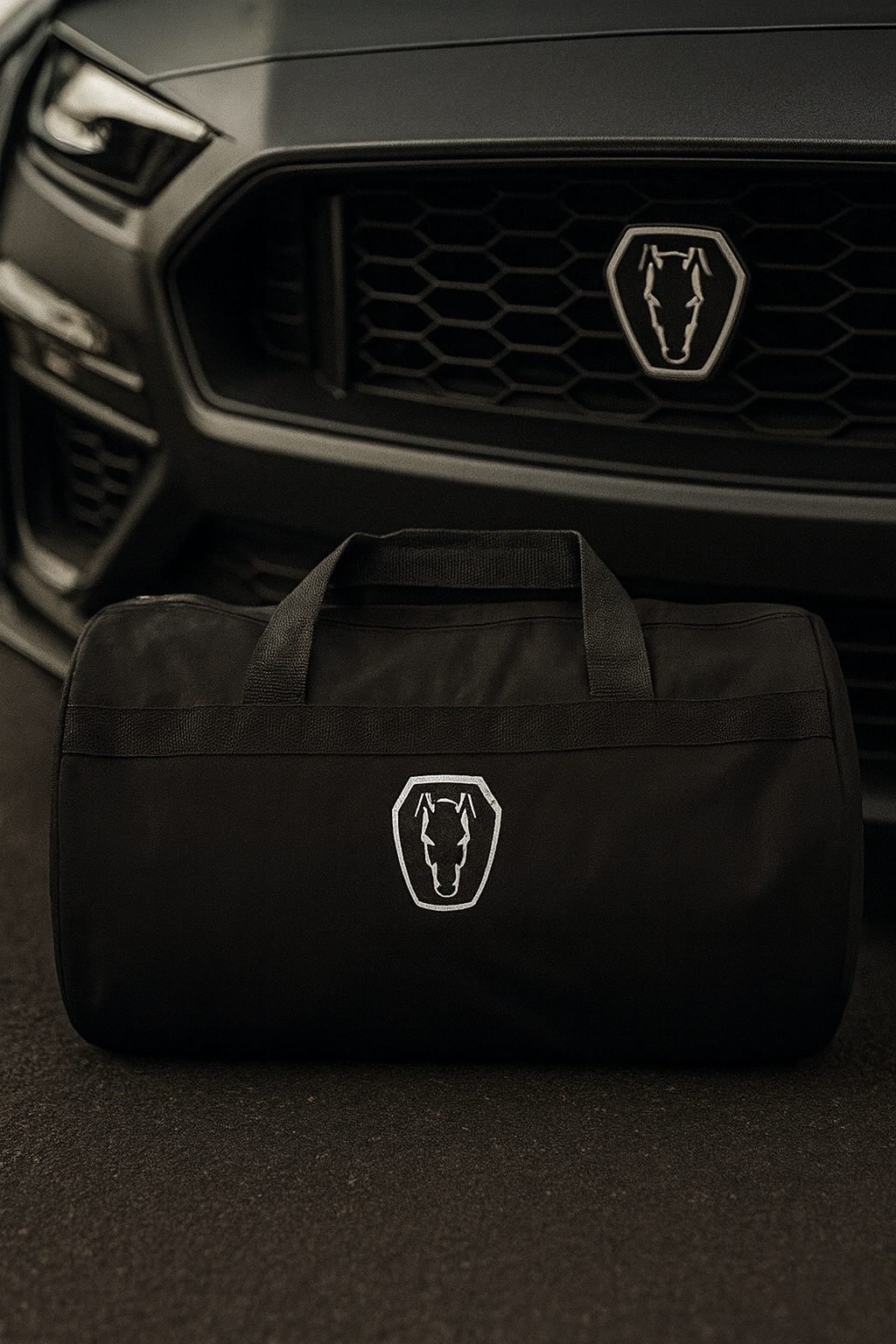 Luxury Mustang Darkhorse Duffel - Trunk Bag 12 × 20 Inch