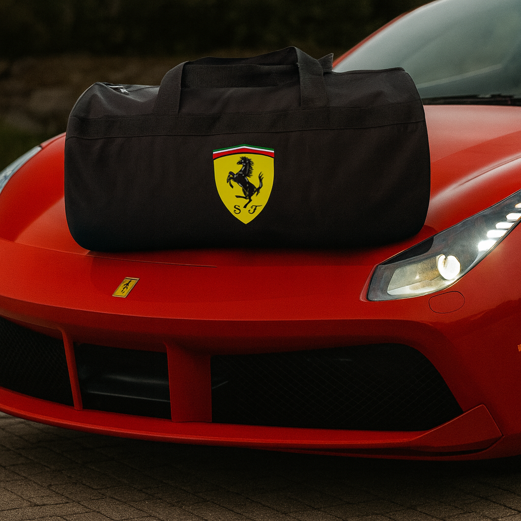Luxury Ferrari Duffel - Trunk Bag 12 × 20 Inch