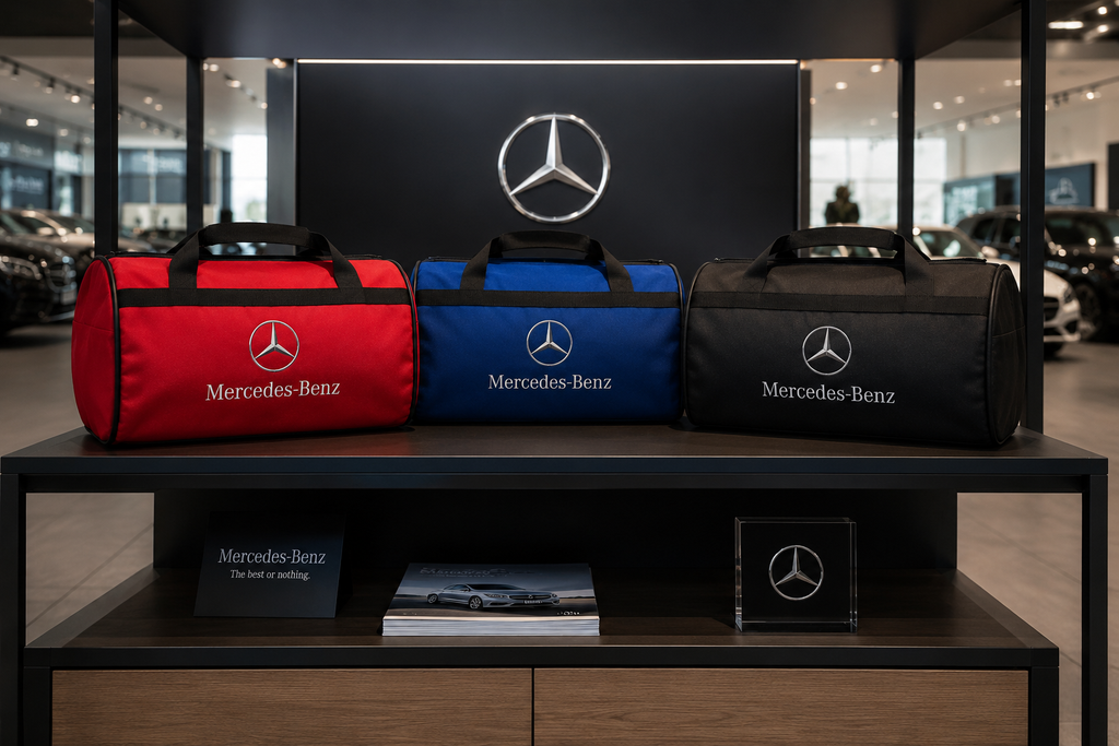 Luxury Mercedes-Benz Duffel Bag - Trunk Bag 12 × 20 Inch