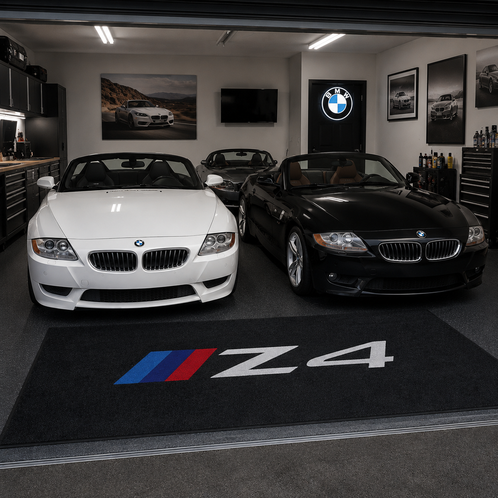 BMW Z4 Garage Floor Mat – Premium Parking Mat 60x87 Inches
