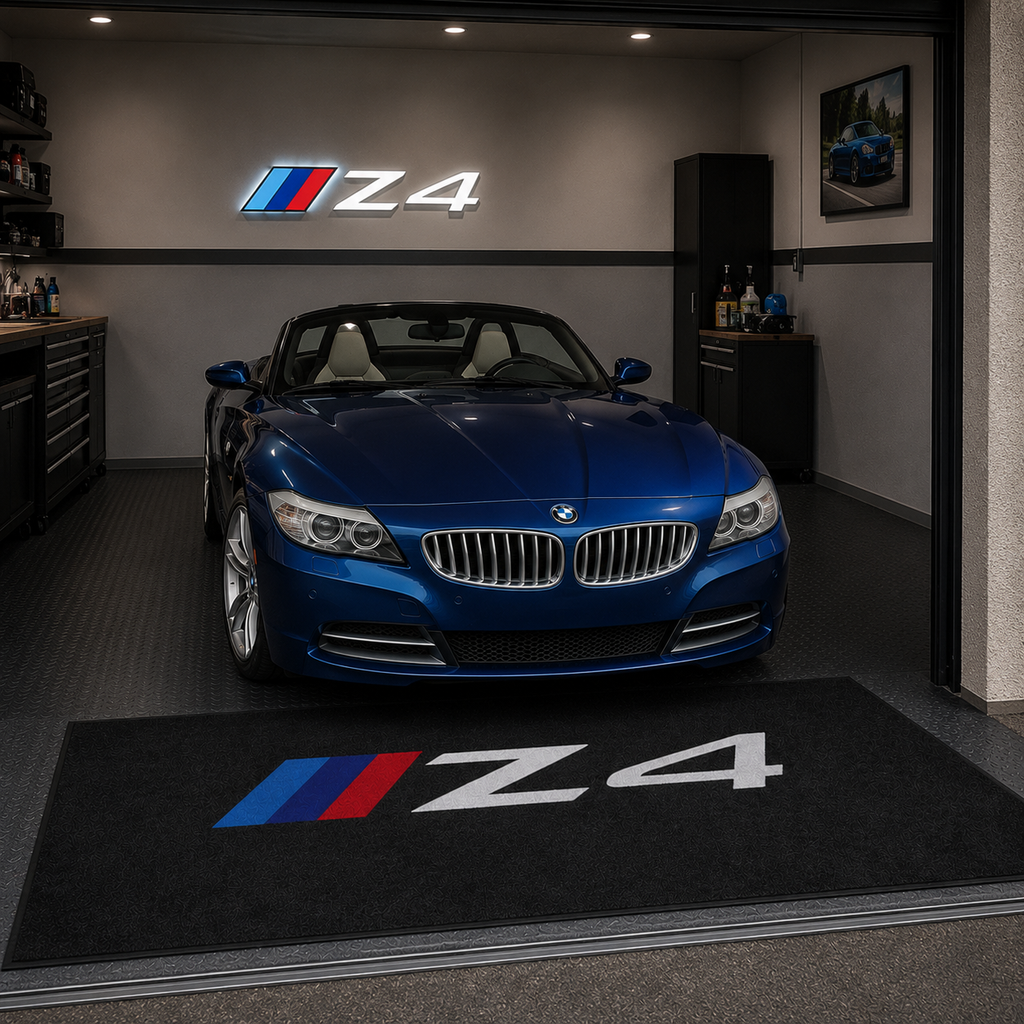 BMW Z4 Garage Floor Mat – Premium Parking Mat 60x87 Inches