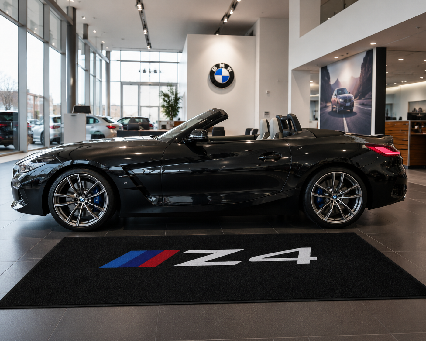 BMW Z4 Garage Floor Mat – Premium Parking Mat 60x87 Inches