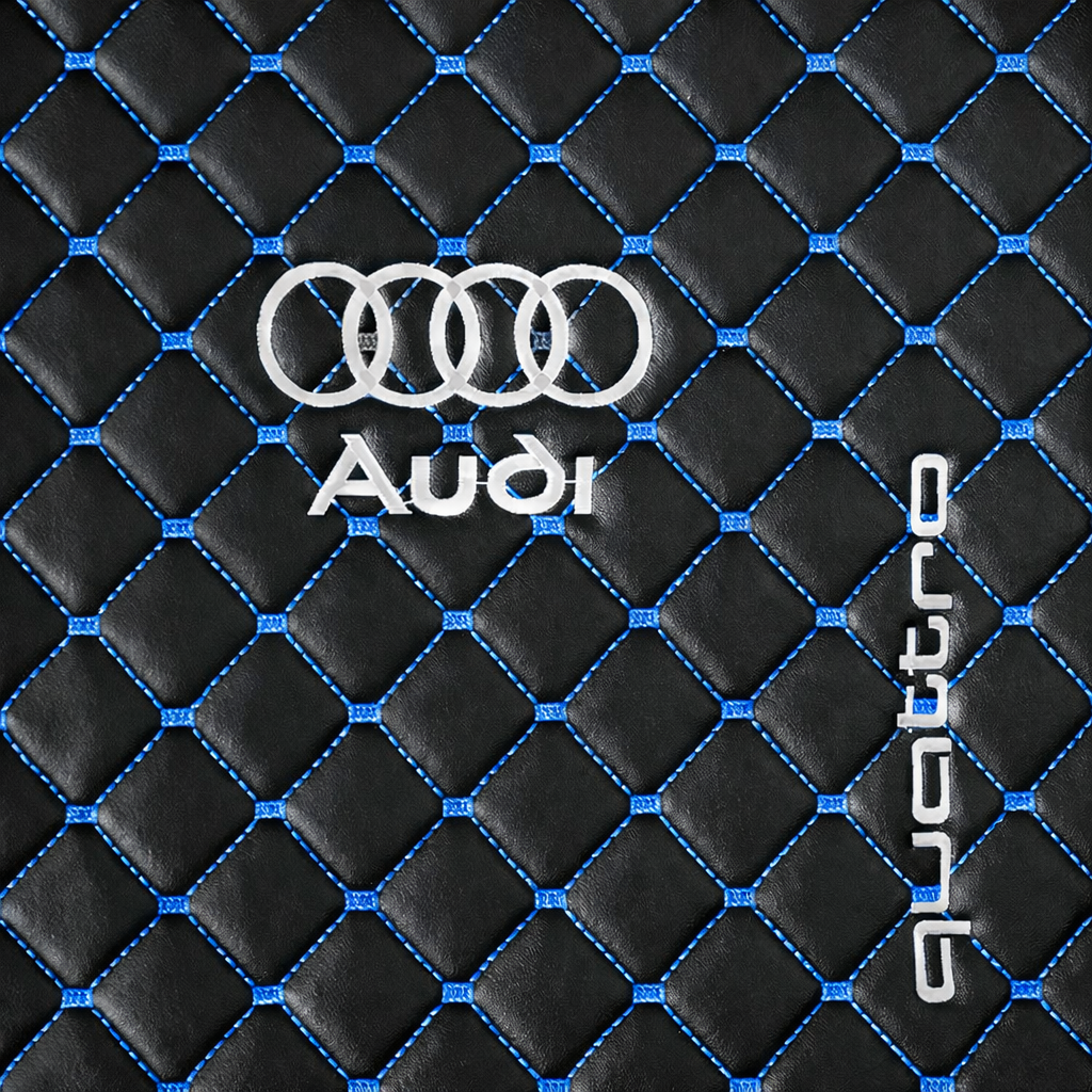 For Audi Quattro Car Floor Mats Custom fit Leather for all Audi Quattro Model Waterproof Carpet Liner