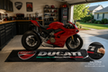 Ducati Motorcycle Garage Mat – Premium 32x87 Inch Parking Floor Mat