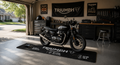 Triumph Motorcycle Garage Mat – Premium 32x87 Inch Parking Floor Mat