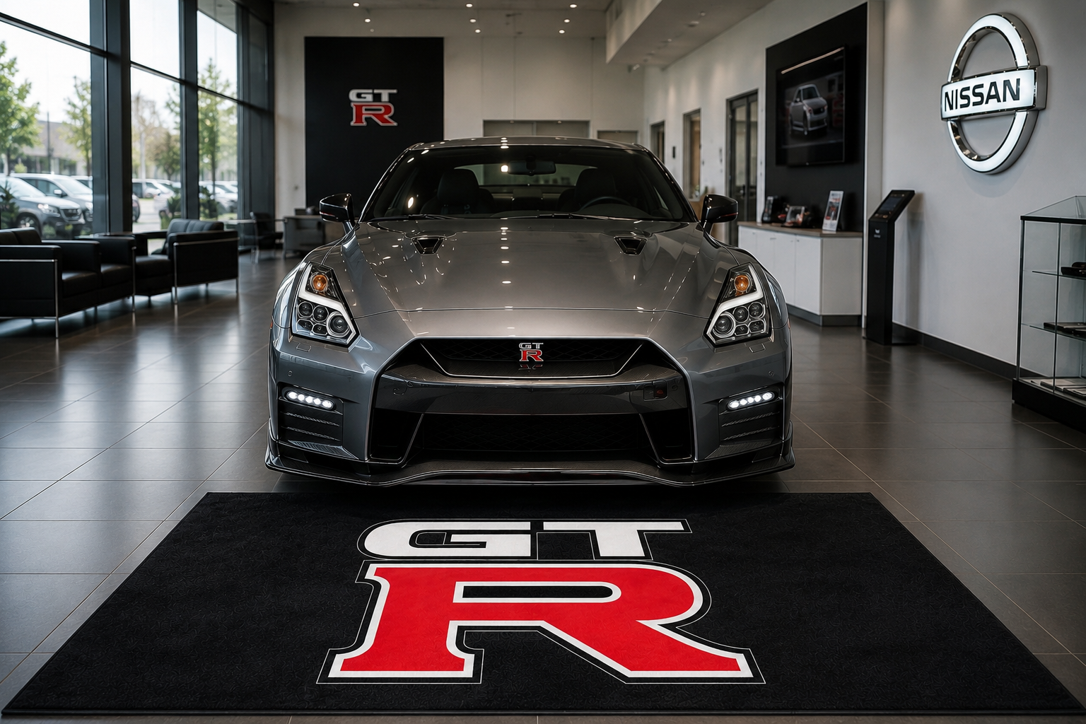 GTR Garage Floor Mat – Premium Parking Mat 60x87 Inches