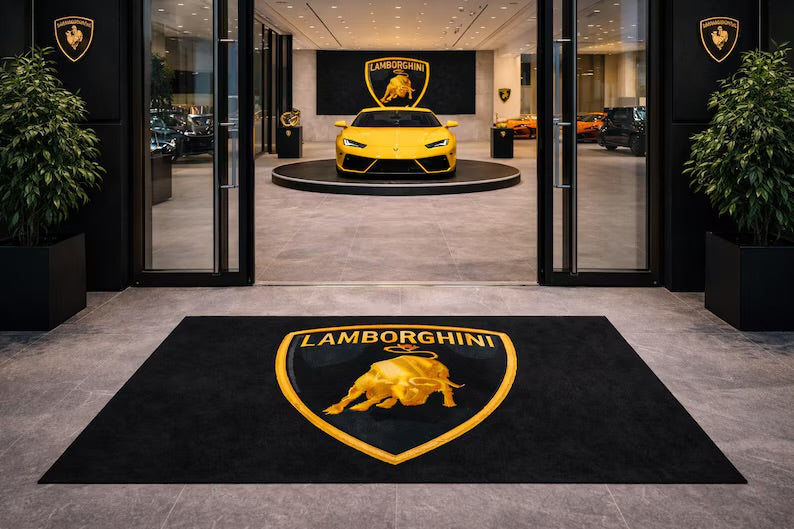 Lamborghini Garage Floor Mat – Premium Parking Mat 60x87 Inches