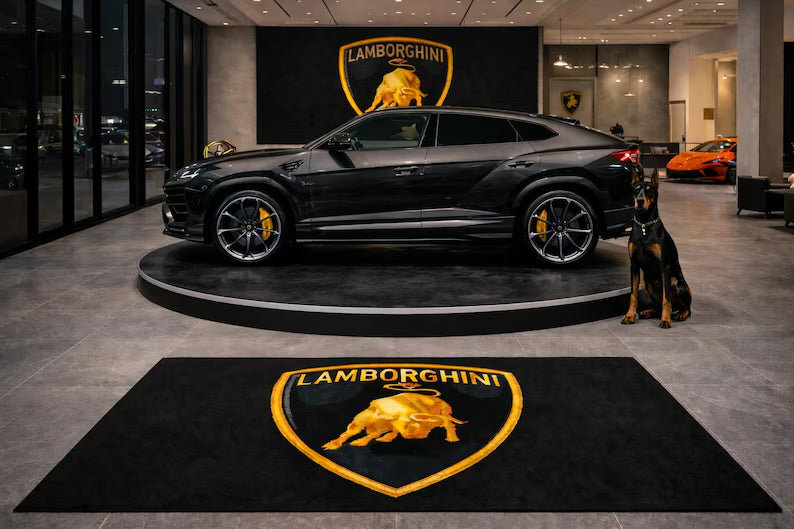 Lamborghini Garage Floor Mat – Premium Parking Mat 60x87 Inches