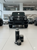 Mercedes Laser Logo Thermos Set 500 ml – Insulated Flask with 3 Cups