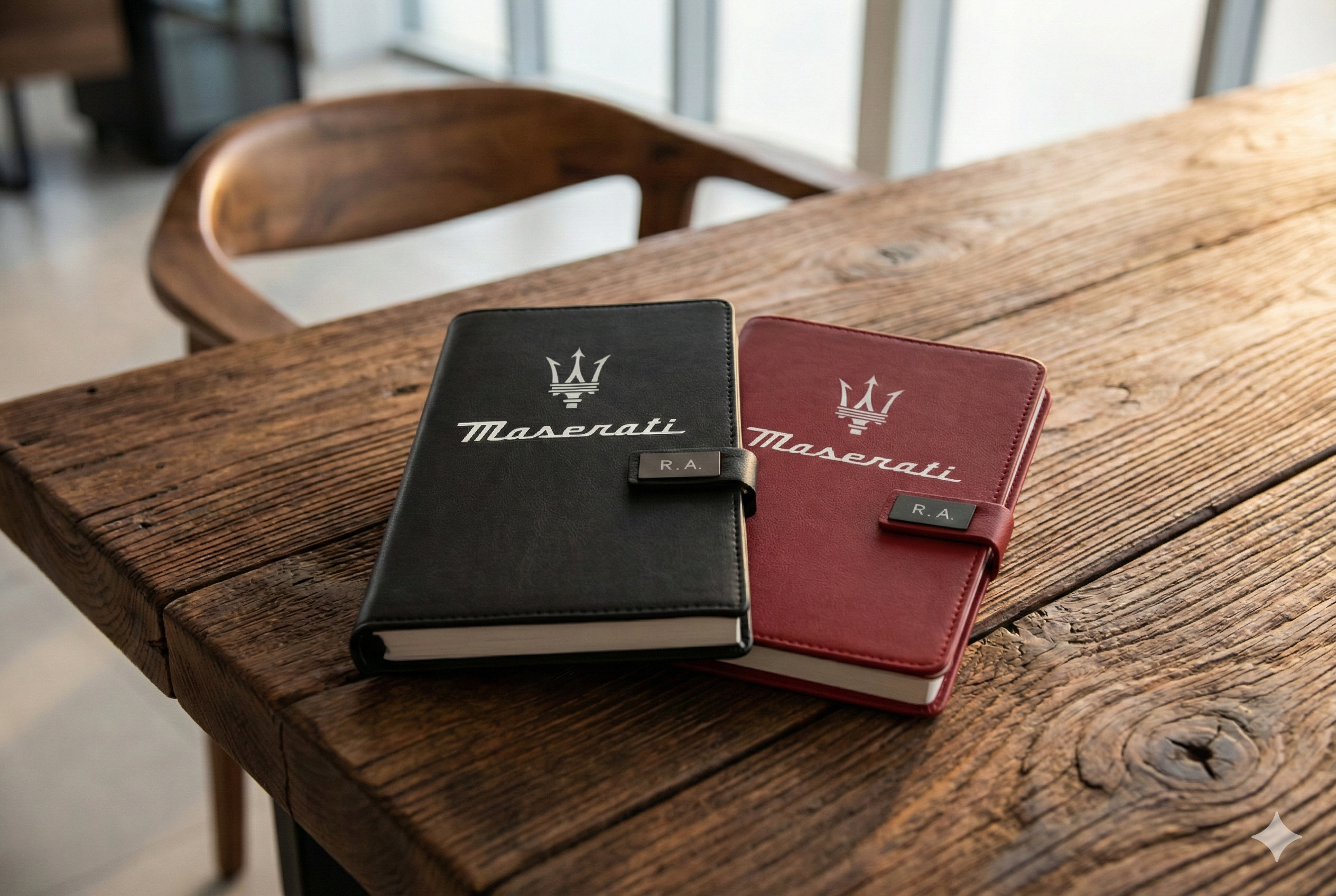 Maserati Journal Notebook Customizable initials