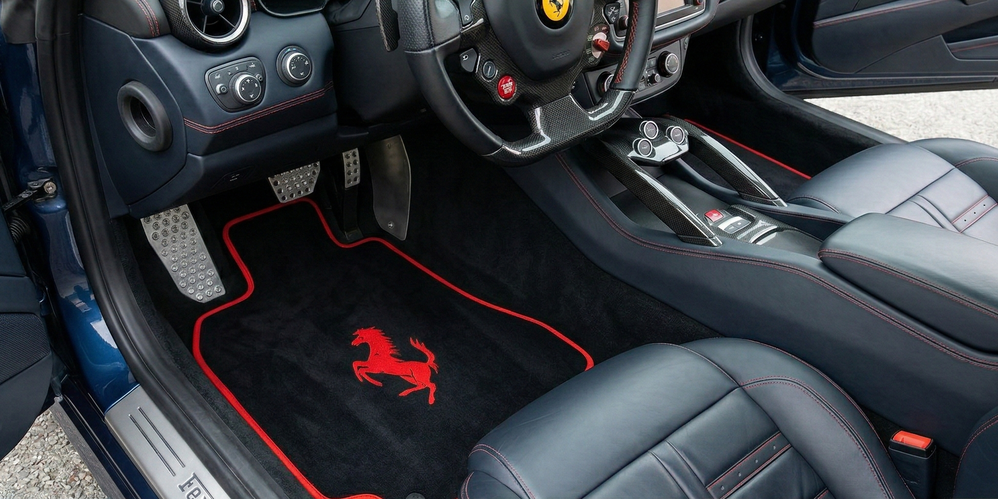 For all Ferrari FF (2011-2016) Carpet Car Floor Mats for all Ferrari FF Carpet Liner